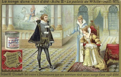 Scène uit Een Midzomernachtsdroom, een opera van Ambroise Thomas